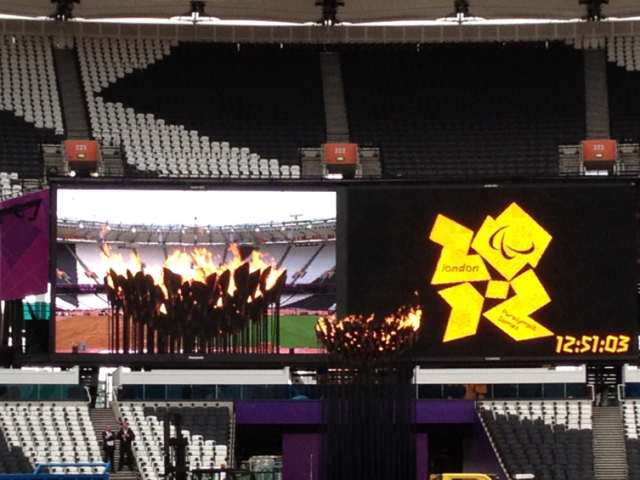 The London 2012 Olympic Flame